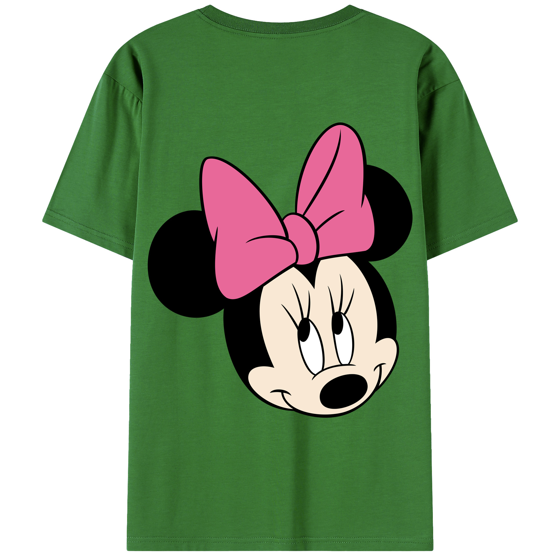 （画像用） ミッキーマウス Mickey Mouse レディース半袖Tシャツ(バックプリント)